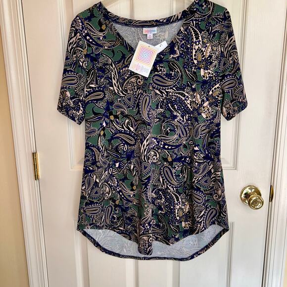 NWT LuLaRoe Iris - Medium Simply Comfortable Short Sleeve Top - Picture 11 of 11